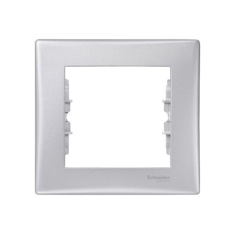 Ramka 1-krotna pozioma Schneider Sedna IP44 SDN5810160 aluminium