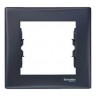 Ramka 1-krotna pozioma Schneider Sedna IP44 SDN5810170 grafitowy