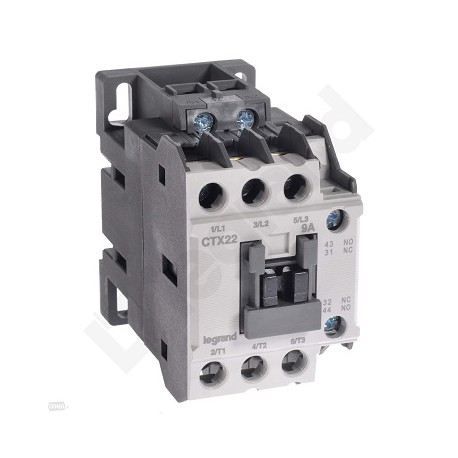 Stycznik Legrand CTX3 416113 3P 22A 1NO1NC 48V DC