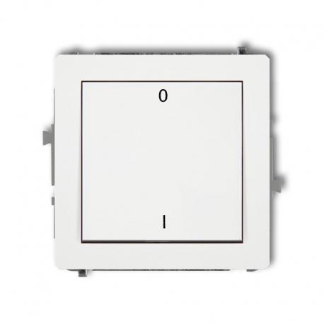 Karlik DECO Mechanizm łącznika dwubiegunowego biały DWP-9
