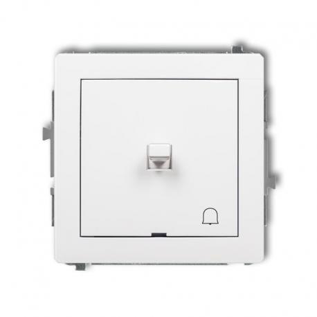 Karlik DECO Mechanizm łącznika zwierny dzwonek w stylu amerykańskim biały DWPUS-4
