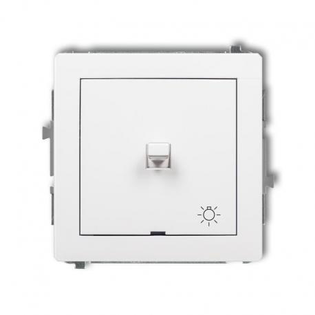Karlik DECO Mechanizm łącznika zwierny światło w stylu amerykańskim biały DWPUS-5