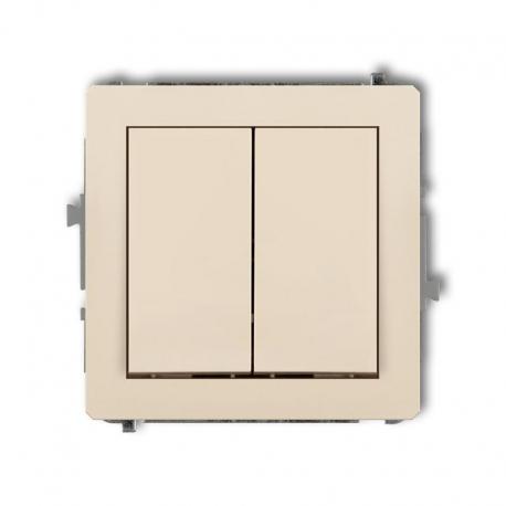 Karlik DECO Mechanizm łącznika świecznikowego beżowy 1DWP-2