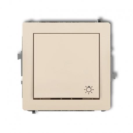 Karlik DECO Mechanizm łącznika zwierny światło beżowy 1DWP-5