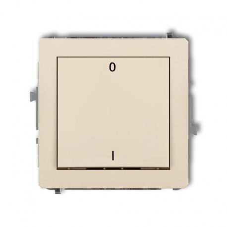 Karlik DECO Mechanizm łącznika dwubiegunowego beżowy 1DWP-9
