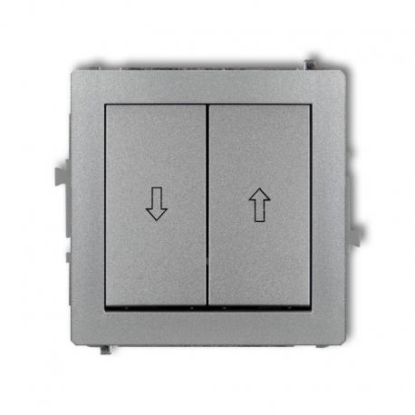 Karlik DECO Mechanizm łącznika zwierny żaluzjowego srebrny metalik 7DWP-8