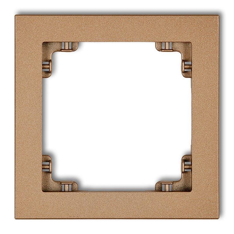 Karlik DECO Ramka uniwersalna pojedyncza z tworzywa złoty metalik 8DR-1
