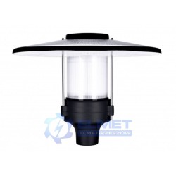 Lampa parkowa Intelight Promenad LED 30W czarny/opal 4000K