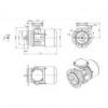 Silnik Elektryczny Trójfazowy Besel SKh 63x-2C 0,37 kW B5