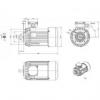 Silnik Elektryczny Trójfazowy Besel 2SIEK 80x-4C2 1,1 kW B14/2 IE2