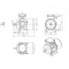 Silnik elektryczny trójfazowy Besel Sh 63x-6C 0,15kW B3