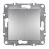 Asfora - Łącznik świecznikowy bez ramki (zaciski śrubowe) aluminium