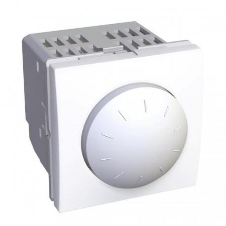Altira - ściemniacz z regulacją obrot.- łącznik 2-drożny-40-400W/VA-biel polarna