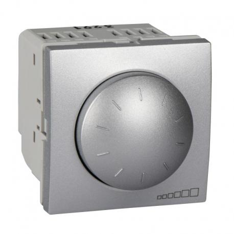 Altira - ściemniacz z reg. obrot. - łącznik 2-drożny - 40-400W/VA - aluminium