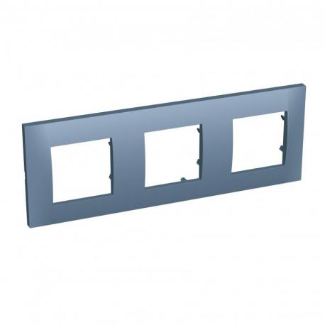Altira - ramka ozdobna - 3 zespoły pozioma - slate blue - 71 mm