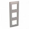 Altira - ramka ozdobna - 3 zespoły pionowa - granite - 71 mm