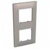Altira - ramka ozdobna - 2 zespoły pionowa - granite - 71 mm