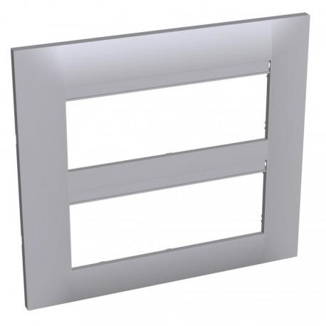 Altira - ramka montażowa - 2x3 mechanizmy 2 zespoły pozioma - szary alabaster