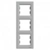 Asfora - Ramka 3-krotna pionowa aluminium