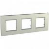 Unica Quadro - Ramka 3-krotna titanium