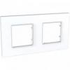 Unica Quadro - Ramka 2-krotna biel polarna