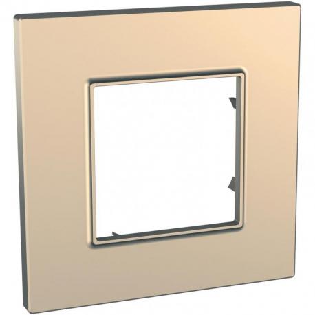 Unica Quadro - Ramka 1-krotna copper