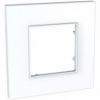 Unica Quadro - Ramka 1-krotna biel polarna
