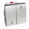 Altira - łącznik - pojedynczy - 10 A - aluminium
