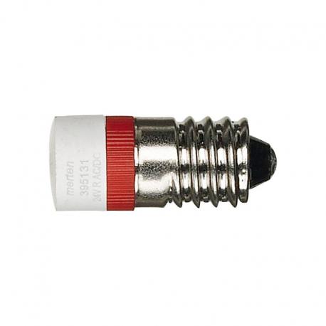 Merten - Akcesoria sygnalizacji świetlna żarówka e10 24VAC/DC czerwony