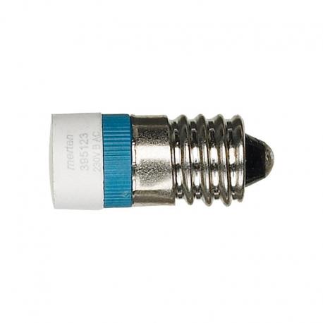 Merten - Akcesoria sygnalizacji świetlna żarówka e10 230VAC/DC niebieski