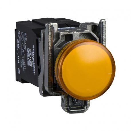 Lampka sygnalizacyjna pomarańczowa żarówka 110-120V metalowy typowa