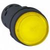 Przycisk wystający żółty samopowrotny bez oznaczenia żarówka BA 9s 250V