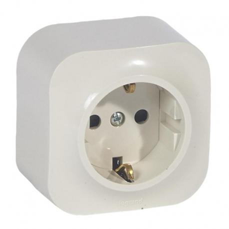 FORIX IP20 - Gniazdo 2P+Z schuko 16 A - 250 V KREMOWE