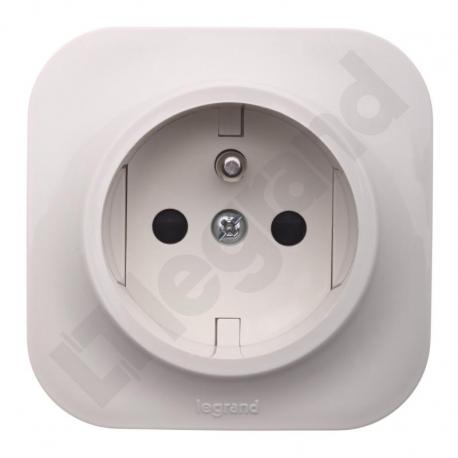FORIX IP20 - Gniazdo 2P+Z 16 A - 250 V KREMOWE