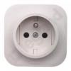 FORIX IP20 - Gniazdo 2P+Z 16 A - 250 V KREMOWE