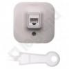 FORIX IP20 - Gniazdo 1xRJ11 KREMOWE