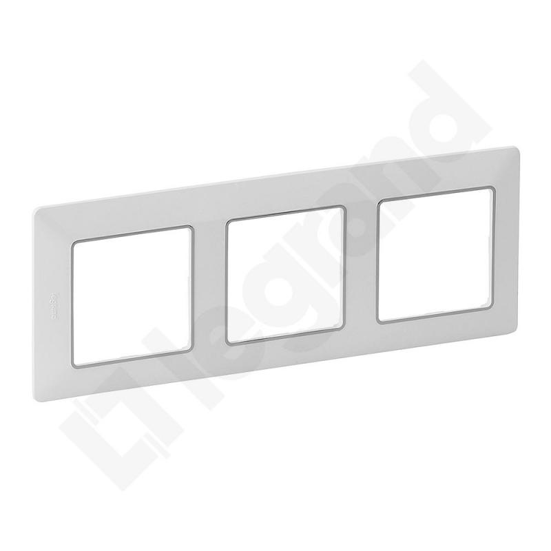 Valena Life Ramka X3 BIAŁA/CHROM