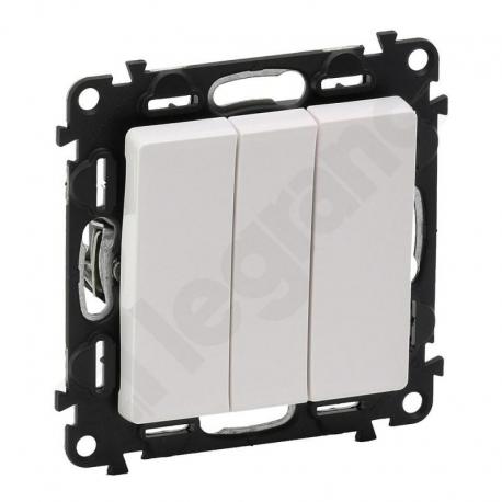 Valena Life Łącznik potrójny 10 AX - 250 V~ BIAŁY