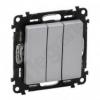 Valena Life Łącznik potrójny 10 AX - 250 V~ ALUMINIUM
