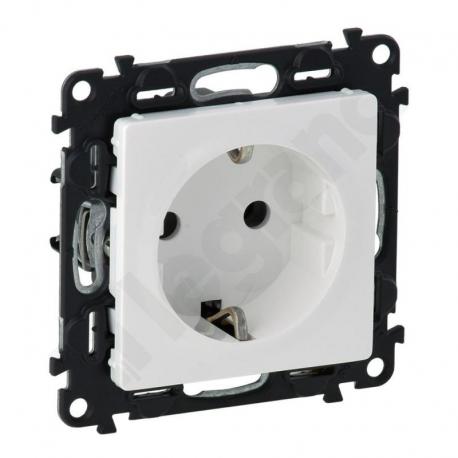 Valena Life Gniazdo 2 P+Z z przesłoną 16 A – 250 V~ BIAŁE 753120