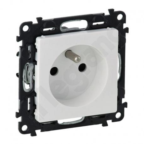 Valena Life Gniazdo 2 P+Z z przesłoną 16 A – 250 V~ BIAŁE 753180