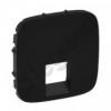 Valena Allure - Plakietka gniazda RJ11 lub RJ45 CZARNA