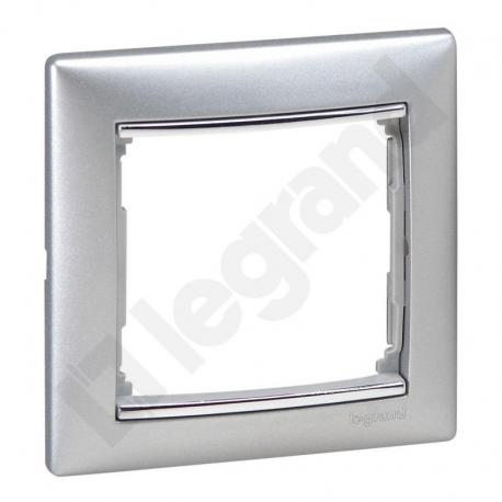 Valena Ramka pojedyncza ALUMINIUM/SREBRO