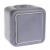 PLExO55 Przycisk jednobiegunowy komplet 10A-250V~ SZARY