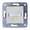 Cariva Przycisk z uchwytem etykiety 12V 6A-250V~ KREM