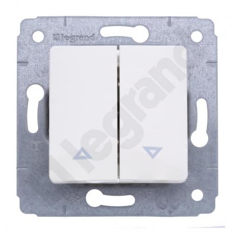 Cariva Przycisk sterowania roletami (blokada elektryczna) 10A-250V~ KREM