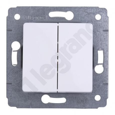 Cariva Łącznik świecznikowy 10AX-250V~ BIAŁY