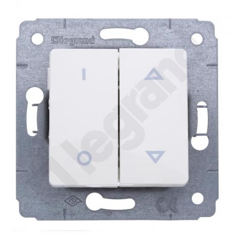 Cariva Łącznik sterowania roletami (blokada mechaniczna) 10A-250V~ KREM