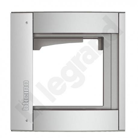 Ramka z uchwytem do paneli SFERA - 1 moduł - ALUMINIUM