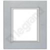 Axolute - Ramka prostokątna 3+3 moduły BRUSHED ALUMINIUM